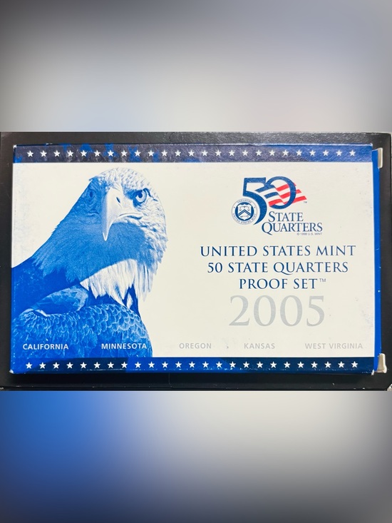 United States S Mint Quarters Proof Set 2005